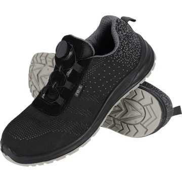 Pantofi de protectie cu bombeu din otel DROP-ROL S1 SR FO, talpa antiderapanta, elemente reflectorizante - Img 2