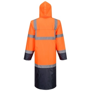 Pelerina Hi-Vis Contrast H446 122 cm, impermeabila, reflectorizanta, cu gluga - Img 6