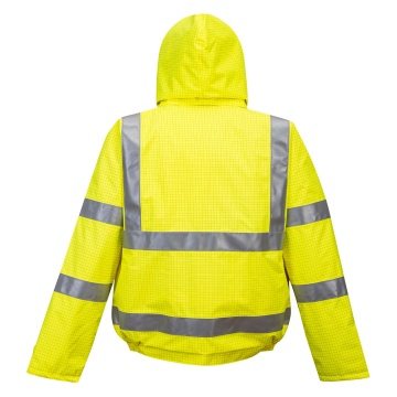 S773 - Jacheta de ploaie HiVis Bizflame, Antistatica, Ignifuga - Img 3