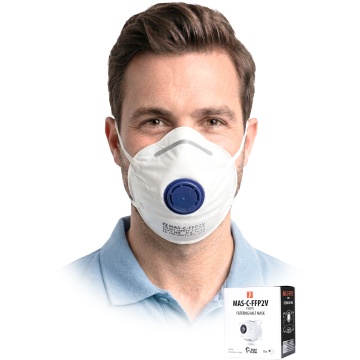 Semimasca de protectie cu supapa MAS-C-FFP2V, 10/set