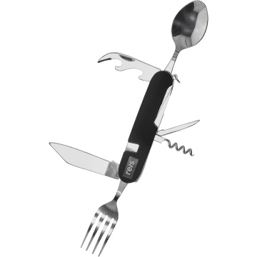 Set tacamuri multifunctional 8 in 1 din inox cu maner din aluminiu Tactical Guard