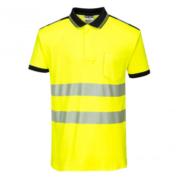 T180 - PW3 Tricou Polo Hi-Vis Vision - Img 1