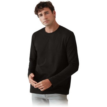 Tricou cu maneca lunga pentru barbati Stedman Basics - Img 2
