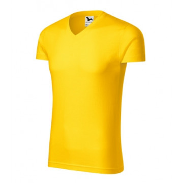 Tricou pentru bărbaţi MALFINI Slim Fit V-neck - Img 5