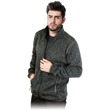 Bluza de lucru SPERLING, poliester 310 g/mp, cu fermoar si buzunare laterale - Img 2