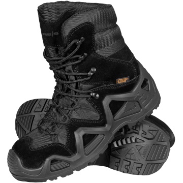 Bocanci militari Tactical Guard Iron TW, piele intoarsa si material Oxford, talpa cauciuc si poliuretan - Img 2