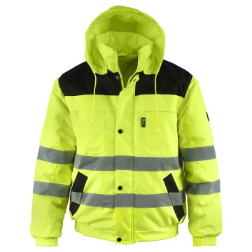 Costum de lucru impermeabil pentru iarnă HiVis Collins HV, galben neon