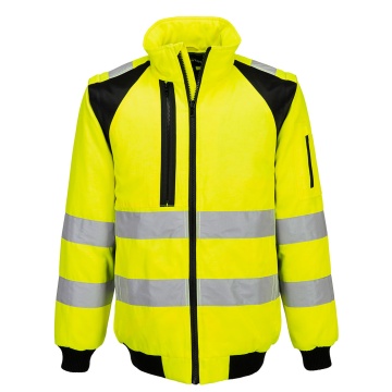Jacheta de lucru Hi-Vis Pilot 2-in-1 CD898 WX2, captusita, cu maneci detasabile, hidrofuga