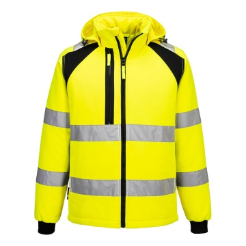 Jacheta de lucru Hi-Vis Softshell captusita CD809 WX2 2L, impermeabila, rezistenta la vant