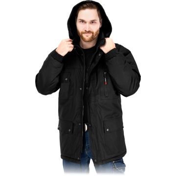 Jacheta de protectie vatuita Alaska, neagra
