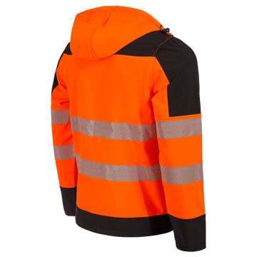 Jacheta softshell de inalta vizibilitate Nobel PRO 2.0, portocaliu neon - Img 6