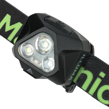 Lanterna frontala Mactronic Illuma, reglaj al fluxului luminos, incarcare USB-C - Img 3