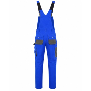 Pantaloni cu pieptar din bumbac Trust, buzunare multiple, bretele reglabile - Img 2