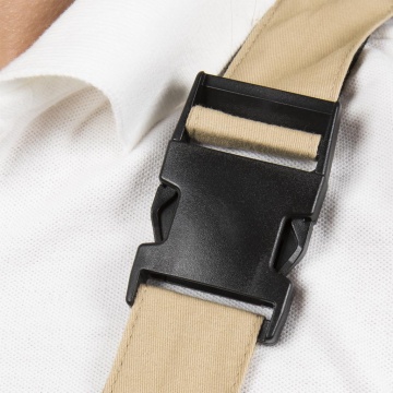 Pantaloni cu pieptar Sand, de dama, din bumbac elastic, cu insertii Cordura, pentru logistica si industrie - Img 3