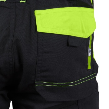 Pantaloni cu pieptar vatuiti Tanzo, buzunare multiple, talie elastica, suport genunchiere - Img 8