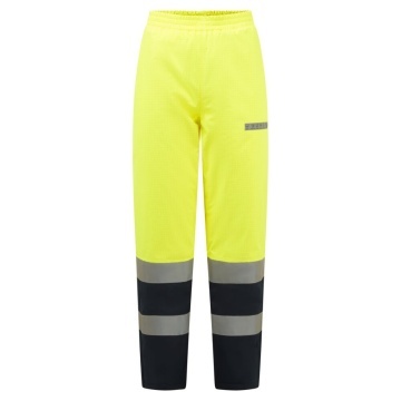 Pantaloni de iarna Hi-Vis FR434 Bizflame Rain+, ignifugi, impermeabili, antistatici, protectie ARC