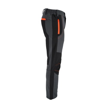 Pantaloni de lucru in talie Slender, barbati, material Softshell cu tehnologie 4-way stretch, impermeabili, croiala slim fit, de toamna - Img 3