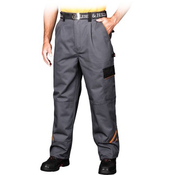 Pantaloni de munca in talie Pro Master, de barbati, 65% poliester, 35% bumbac, 300 g/m², buzunare multiple, cu suport chei, toamna/vara