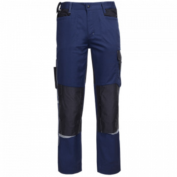 Pantaloni in talie Prisma Spandex, bleumarin/negru