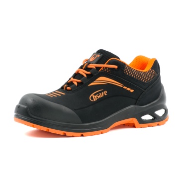 Pantofi de protectie ELAN Orange S3S SR FO, microfibra, amortizare E-TPU, bombeu fibra de sticla, cu lamela Kevlar, negru/portocaliu - Img 2