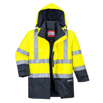 S779 - Jacheta de ploaie Bizflame HiVis, protectie multipla - Img 1