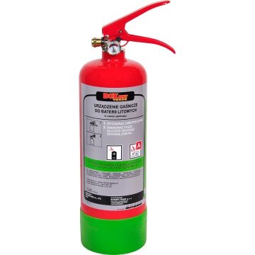Stingator pentru baterii litiu-ion, 2 kg, raza pana la 5 m