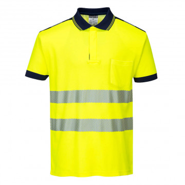 T180 - PW3 Tricou Polo Hi-Vis Vision - Img 4