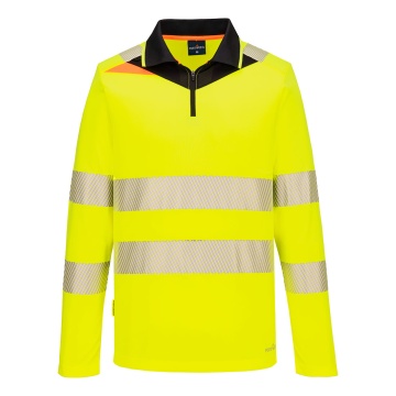 Tricou polo de lucru Hi-Vis DX419 DX4, respirabil, slim fit, reflectorizant