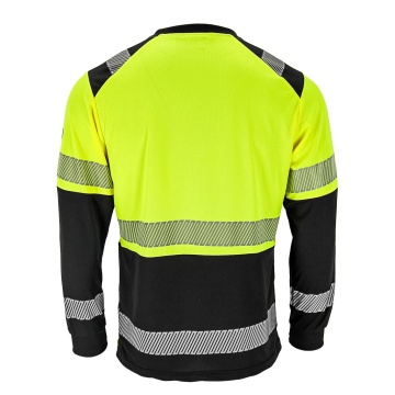 Tricou reflectorizant Iguana Mesh, cu maneca lunga, pentru barbati, din poliester, cu benzi reflectorizante, pentru constructii si logistica - Img 5