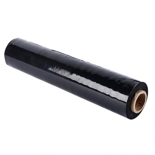 Folie Stretch pentru Ambalare – 1.3 Kg Net, 23µm, Neagră