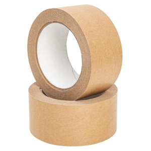 Bandă Adezivă din Hârtie Kraft Ecologică, Solvent, 48 mm x 50 m, Natur