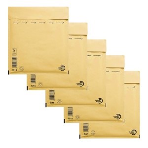 Plic Antisoc E15 cu Bule de Aer, 240x275+50mm, Autoadeziv, Culoare Natur