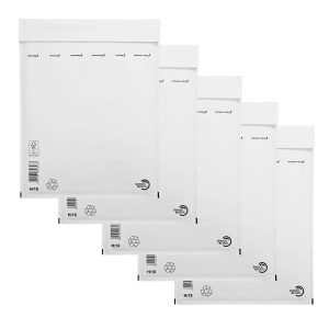 Plic Antisoc H18 cu Bule de Aer, 290x370+50mm, Autoadeziv, Culoare Alb