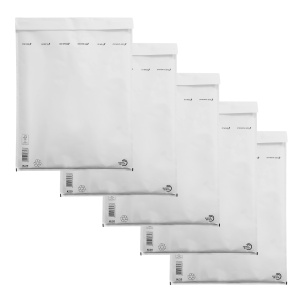 Plic Antisoc K20 cu Bule de Aer, 370x480+50mm, Autoadeziv, Culoare Alb