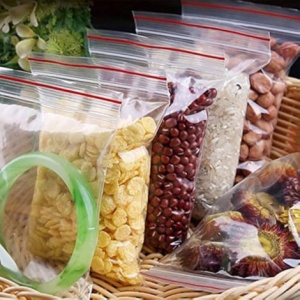 Plicuri cu Fermoar Ziplock, Polietilenă, 40µm, 100/Set