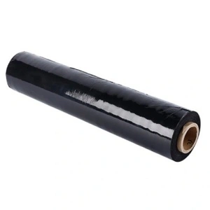 Folie Stretch pentru Ambalare – 1.3 Kg Net, 23µm, Neagră