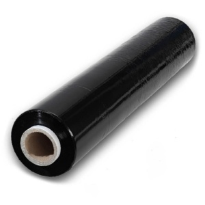 Folie Stretch pentru Ambalare – 2.4 Kg Net, 23µm, Neagră