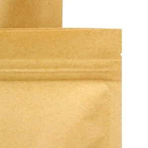 Pungi Stand Up cu Ziplock, 110×155×40 mm, Natur, 50 Buc/Set