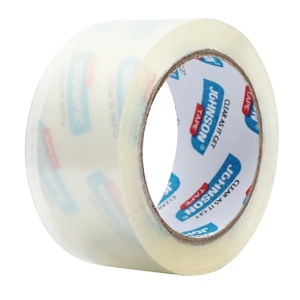 Bandă Adezivă pentru Ambalare Johnson 48mm/82 Metri, Acril, Transparent
