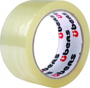 Bandă Adezivă pentru Ambalare Ubers 48mm/66 Metri, Acril, Transparent