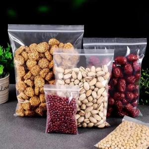 Plicuri cu Fermoar Ziplock, Polietilenă, 40µm, 100/Set