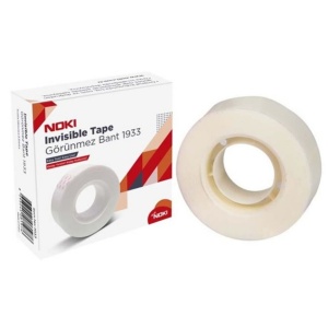 Bandă Adezivă NOKI 19mm/33 Metri, Acril, Transparent