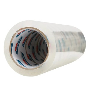 Bandă Adezivă pentru Ambalare 72mm/82 Metri, Acril, Transparent, 4 Buc/Set