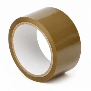 Bandă Adezivă pentru Ambalare, Silențioasă, 48mm/60 Metri, Acril, Maro
