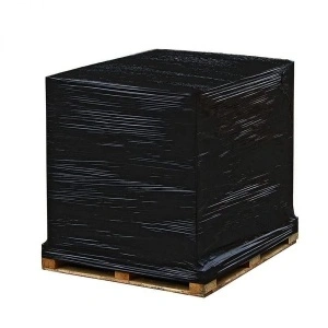 Folie Stretch pentru Ambalare – 1.3 Kg Net, 1.5 Kg Brut, 23µm, Neagră