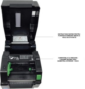 Imprimantă Termică Etichete TSC TE200, 203 DPI, USB – Compactă și Fiabilă
