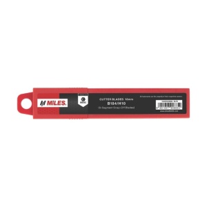 Rezerve Cutter Utilitar MILES, Lame Oțel 18x100mm, Cutie Plastic, 10Buc/Set