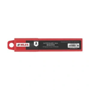Rezerve Cutter Utilitar MILES, Lame Oțel 18x100mm, Cutie Plastic, 10Buc/Set