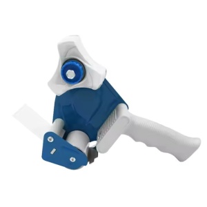 Dispenser Manual DLOffice pentru Bandă Adezivă 50mm/120 Metri, Plastic/Metal, Albastru/Alb