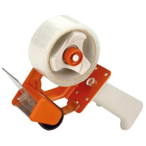 Dispenser Manual Eagle pentru Bandă Adezivă 50mm/120 Metri, Plastic, Alb/Roșu